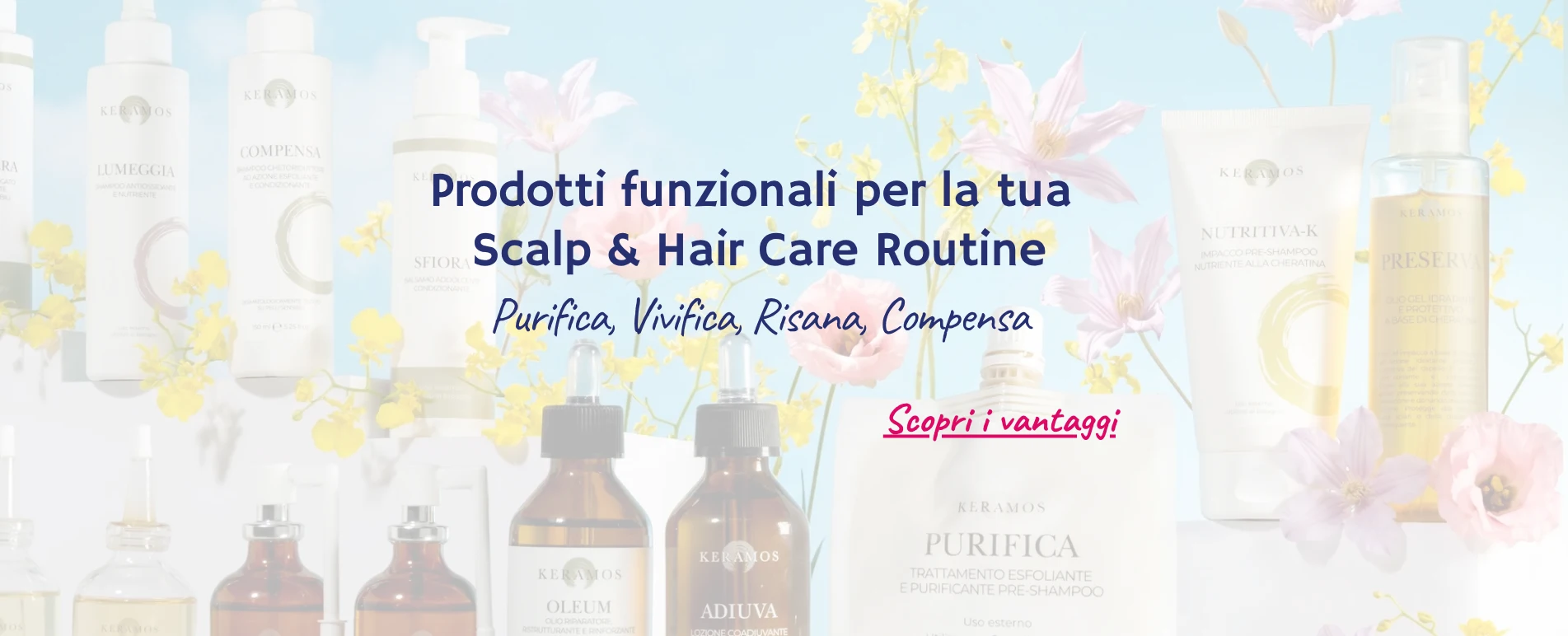 Keramos prodotti per capelli