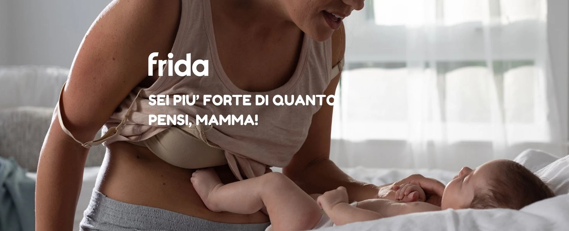 mamme figlio neonato steso - Promo Frida
